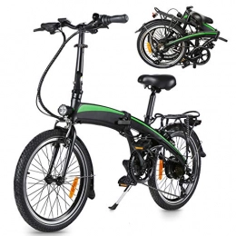 CM67 vélo Vlo pliants Sport Alliage, Vélos électriques 20' 36V 250W 7.5Ah Amovible au Lithium-ION Pliable Unisexe pour