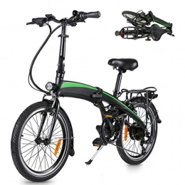 CM67 vélo Vlo pliants électriques, Vélos pliants 20' 36V 250W 7.5Ah Amovible au Lithium-ION Adultes Cadeaux
