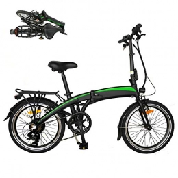 CM67 vélo Vlo pliants électriques, Vélos électriques 250W électrique Pliable d'assistance à la pédale avec Unisexe pour Adulte