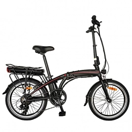 CM67 vélo Vlos lectriques pour Adultes, 20' 36V 250W 10Ah Amovible au Lithium-ION Vélos pliants pour Adolescent et Adultes