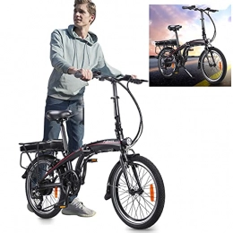CM67 vélo Vlos lectriques pour Adultes, 20' VTT lectrique 250W Vlo lectrique Adulte Vélos de Route Pliable Unisexe pour