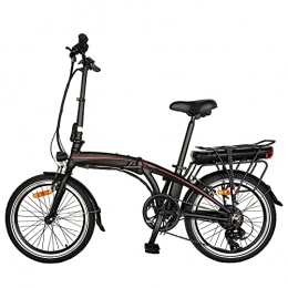 CM67 vélo Vlos lectriques pour Adultes, Jusqu' 25km / h Vitesse Rglable 7 E-Bike 250W / 36V Rechargeable Batterie Li-ION Vélos pliants pour Adolescent et Adultes