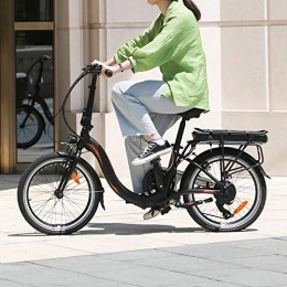 CM67 vélo Vlos lectriques pour Adultes, Jusqu' 25km / h Vitesse Rglable 7 E-Bike 250W / 36V Rechargeable Batterie Li-ION Vélos pliants Unisexe pour Adulte