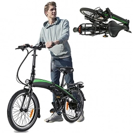 CM67 vélo Vlos lectriques pour Adultes, Vélos pliants avec Batterie Amovible 36V / 7.5Ah 7 Vitesses Adultes Cadeaux