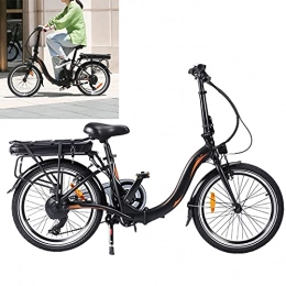 CM67 vélo VTT Electrique Homme Conduisez à Une Vitesse maximale de 25 km / h Velo Femme Adulte Capacité de la Batterie Lithium-ION (AH) 10AH Vlo de Montagne Dimension des pneus 20 Pouces, Noir