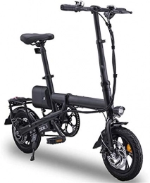 Fangfang vélo Vélo de montagne électrique, 12" Adultes électrique pliant, vélo pliant E-Bike léger avec 350W / 36V batterie Vitesse maximale 25 km / h for les adultes et les adolescents et les navetteurs Compete, c