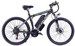 WJSWD vélo Vélo de neige électrique, 26 dans le vélo électrique pour adulte 48v10ah350W batterie de lithium de haute capacité avec verrou à batterie 27 vitesses Vélo de montagne avec instrument LCD et phares LED
