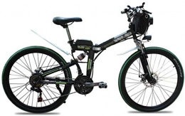 WJSWD vélo Vélo de neige électrique, Vélos électriques pliants pour adultes, alliage de magnésium Ebikes Bicyclettes Toutes les terraines, Vélos Confort Hybride Coucheux / Vélos routiers 26 pouces, pour la camar