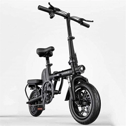 HCMNME Vélos électriques Vélo durable de haute qualité, Vélos électriques, alliage d'aluminium de vélos pliants avec support amovible Chargement de téléphone portable 100km 48V Batterie lithium-ion for adultes adolescents-rou