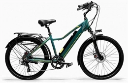 HCMNME Vélos électriques Vélo durable de haute qualité, Vélos électriques, Vélos pliants Pliant en Alliage d'aluminium en aluminium double freins à disque 26 pouces Assistance à pédale Cadre de vélo Huile Suspension Suspensio