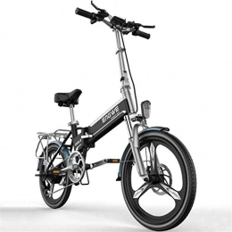 HCMNME Vélos électriques Vélo durable de haute qualité, Vélos électriques, Vélos pliants Pliant Vélo électrique Port de chargement USB avec batterie de lithium de 48V Batterie de lithium amovible de 20 pouces de 20 pouces de