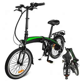 CM67 vélo Vélo Electrique Pliable, Batterie Lithium-ION 36V / 7.5Ah Amovible, Vélo électrique de Ville, Ecran LED à Multifonction, Frein à Disque Avant et arrière, Adulte Unisexe