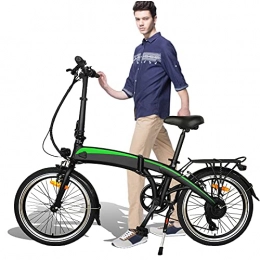 CM67 vélo Vélo Pliable électrique 20", 250W 20 inch Commuter E-Bike Hidden 7.5AH Lithium-ION Battery Removable, Kilométrage de Recharge Jusqu'à 50km, Capacité de Charge 120KG, Adulte Unisexe
