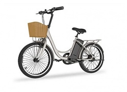 paritariny vélo Vélo électrique 26 Pouces vélo électrique Batterie de Lithium électrique vélo électrique Adulte Petite Femme à vélo assistée par paritaire (Color : White)