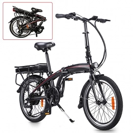 CM67 vélo Vélo électrique léger, 250W électrique Pliable d'assistance à la pédale avec Vélos électriques Unisexe pour Adulte