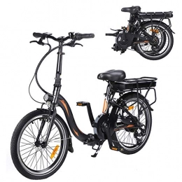 CM67 vélo Vélo électrique léger, Jusqu' 25km / h Vitesse Rglable 7 E-Bike 250W / 36V Rechargeable Batterie Li-ION Vélos pliants Pliable Unisexe pour