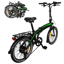 CM67 vélo Vélo électrique léger, Vélos de Route Trottinette lectrique 20 Pouces 250W 36V 7.5Ah(50-55km) Unisexe pour Adulte