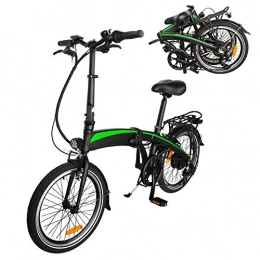 CM67 vélo Vélo électrique léger, Vélos électriques Jusqu' 25km / h Vitesse Rglable 7 E-Bike 250W / 36V Rechargeable Batterie Li-ION Unisexe pour Adulte
