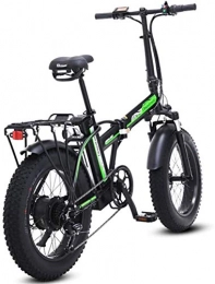 Lamyanran vélo Vélo électrique Pliable Adulte 20 pouces de neige vélo électrique amovible au lithium-ion rechargeable 500W Urban Commuter 7 Vitesse Ebike for adultes 48V 15Ah Batterie au lithium Vélos électriques