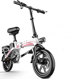 Lamyanran vélo Vélo électrique Pliable Adulte Facile Portable en Magasin Caravan, Camping, 14" Vélo électrique / Commute Ebike, 48V Lithium-ION et Moteur Silencieux E-Bike Vélos électriques (Size : 100 km)