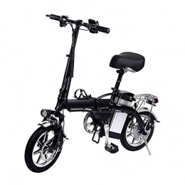 Lamyanran vélo Vélo électrique Pliable Adulte Pliant vélo électrique vélo avec moteur Brushless 250W Double disque de frein Trois modes jusqu'à 35 km / H maximum 100KM Courir Vélo Distance ville électrique for le tr