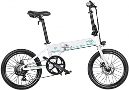 Fiido vélo Vélo électrique pliable Ebike FIIDO - Tires de 20" - Batterie au lithium 10, 4 Ah - Moteur puissant de 250 W - 3 modes de conduite - Rechargeable - Assist électrique avec amovible 2600 mAh