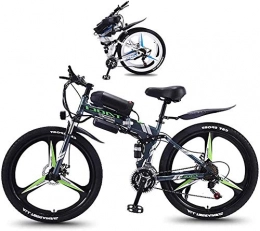 HCMNME Vélos électriques Vélo électrique Pliable, Vélo de neige électrique, vélo électrique de pneu gras pour adultes avec 26 "Alliage de magnésium super léger de magnésium à vélo électrique à vélo électrique et à 21 vitesses