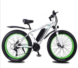 HCMNME vélo Vélo électrique Pliable, Vélo de neige électrique, vélos électriques de 26 pouces 48V / 13Ah Batterie au lithium Batterie double Amortisseur Double amortisseur, 4.0Fat TIRE Vélo LED Présent Voyage en