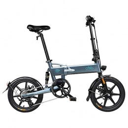 Fiido vélo Vélo électrique Pliant pour Adultes, FIIDO D2S Vélo de Ville Vélo de Banlieue, Vélo électrique Pliable 250W Moteur Max 25 km / h 6 Vitesses， (Gris)