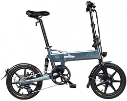 Fiido vélo Vélo électrique pour adultes FIIDO D2S Ebike 16 pouces - 250 W - Moteur 6 vitesses - Bouton de commutation - Vélo électrique pour adultes - Ville