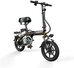 CASTOR vélo Vélo électrique Vélos électriques rapides pour adultes 14 pouces Roues de 14 pouces cadre en alliage d'aluminium portable Vélo électrique Portable Sécurité pour adulte avec batterie de lithiumion 48V