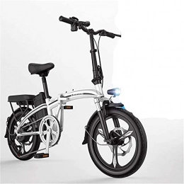 CASTOR vélo Vélo électrique Vélos électriques rapides pour adultes légers et aluminium pliant eBike avec des pédales Aide d'alimentation et 48V Lithium Ion Battery Vélo électrique avec roues de 14 pouces et moteu