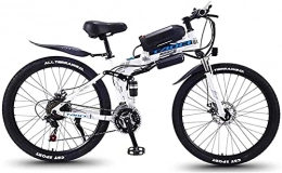 CASTOR Vélos électriques Vélo électrique Vélos électriques rapides pour adultes pliant vélo de montagne électrique, 350w vélos de neige, batterie de lithiumion 36V 8Ah amovible pour, adulte Premium Suspension complète 26 pouc