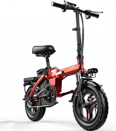 CASTOR vélo Vélo électrique Vélos électriques rapides pour adultes pliant vélo électrique portable vélo hybride adulte 48V Batterie de lithium-lit amovible 400W Moteur à moteur de 14 pouces Vélo de voiture de rou