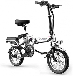 CASTOR Vélos électriques Vélo électrique Vélos électriques rapides pour adultes Vélo électrique légère de 8 pouces Vélo portatif à vélo portable à pédale d'aide à la pédale d'assistance électrique de vélo électrique maximum j
