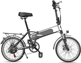 Erik Xian vélo Vélo électrique électrique VTT 20" Vélos pliants Vélo électrique 350W électrique for adultes avec 48V 10.4Ah / 12.5Ah Batterie au lithium 7 vitesses Al alliage E-Bike for navettage ou en déplacement n