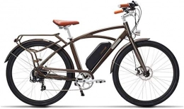 Erik Xian vélo Vélo électrique électrique VTT Adulte 26 pouces / 700cc Retro vélo électrique avec amovible 48V 13Ah 400W et antipoussière batterie au lithium imperméable à l'eau, la transmission Shimano, route vélo
