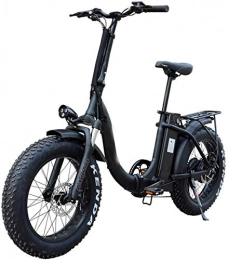 Erik Xian vélo Vélo électrique électrique VTT Vélo électrique pliable adulte 20po Fat Tire vélo électrique avec amovible 10.4ah au lithium-ion batterie 500W Ville E-bike Driving Range de 31-60 Kilomètres Freins à de