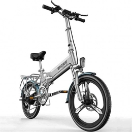 Erik Xian vélo Vélo électrique électrique VTT Vélos électriques rapides for adultes 20 pouces Pliable électrique léger Commuter vélo ebike avec 48V amovible au lithium USB Port de recharge for adultes pour les senti