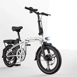 Erik Xian vélo Vélo électrique électrique VTT Vélos électriques rapides for adultes Léger et pliant en aluminium E-Bike avec pédales et servodirection est 48V au lithium-ion vélo électrique avec 14 pouces Roues et 4