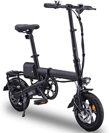 Fangfang vélo Vélos électriques, 12" Adultes électrique pliant, vélo pliant E-Bike léger avec 350W / 36V batterie Vitesse maximale 25 km / h for les adultes et les adolescents et les navetteurs Compete, charge maxi