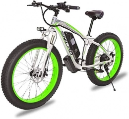 Fangfang vélo Vélos électriques, 21 Vitesse 1000W Vélo électrique 26 4.0 Fat Bike 5 Pas Frein à Disque hydraulique 48V 17.5Ah Amovible Lithium Batterie Charging, Bicyclette