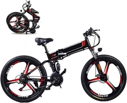Fangfang vélo Vélos électriques, 350W Vélo électrique pliant 26 "Vélo électrique Vélo Vélo Vitesse 48V 8A / 10A / 12.8A Batterie de lithium amovible Vélos électriques pour adultes 3 Mode Top Vitesse 21.7MPH , Bicycl
