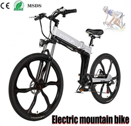 Fangfang vélo Vélos électriques, 48V FLIFIER Vélo électrique à vélo à double freins hydrauliques 480W Vélos électriques urbains Batterie de lithium amovible, for adultes Système de recharge d'alimentation, vitesse
