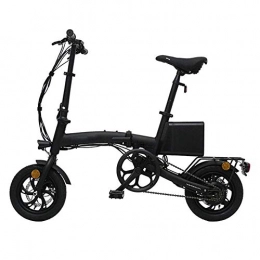 Dpliu-HW vélo Vélos électriques Batterie de Voiture électrique Petite Batterie au Lithium Se Pliant Noir de la Vie de la Batterie 10.4A Voiture électrique 30~40KM (Color : Black)