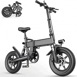 Fangfang vélo Vélos électriques, Pliant vélo électrique 15.5Mph en alliage d'aluminium électriques vélos for adultes avec 16" pneus et 250W 36V moteur E-Bike City Commute étanche 3 Mode Vélo électrique , Bicyclette