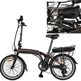CM67 vélo Vélos électriques Vélo de montagne Vélo électrique adulte électrique 350W Vélo pliant électrique avec boîte de vitesses à 7 rapports Convient aux hommes et aux femmes adultes