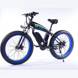 Fangfang vélo Vélos électriques, Vélo de montagne électrique 26 "avec lithium-ion36v 13ah Batterie 350W Moteur haute puissance Vélo électrique en aluminium avec écran LCD approprié , Bicyclette ( Color : Blue )