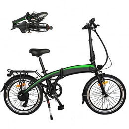 CM67 vélo Vélos électriques Vélo de Ville électrique Vélo Pliant Pur avec boîte de Vitesses à 7 Vitesses Pneus 20 Pouces pour vélos de Ville électriques Convient aux Adolescents et aux Adultes