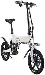 Fangfang vélo Vélos électriques, Vélo électrique 14 po en aluminium vélo électrique avec pédale for les adultes et les adolescents, 16" vélo électrique avec 36V / 5.2AH Lithium-ion, charge maximum 120 kg , Bicyclett